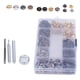 thumbnail image 5 of Kit De Sujetadores A Presión De Cuero Herramienta A Presión De Cuero Botones A Presión De Metal Espárragos A Presión Kit De Espárragos Para Manualidades DIY Mochilas Camisas Amonsee Leather Snap Tool, 5 of 8