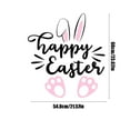 thumbnail image 3 of IGEED Easter Stickers,Easter Bunny Wall Decals for Wall Decroation,Easter Eggs Tree Branch Wall Decals,Stick Easter Window Decals,Spring Rabbit Sticker for Living Room Bedroom Supplies, 3 of 6
