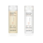 Giovanni 50:50 Balanced Hydrating Clarifying Shampoo & Calming Conditioner Set, 8.5 oz. Leaves Hair Clean & Moisturized, For Over-Processed, Stressed Hair, Aloe, Sulfate Free, Paraben Free, Color Safe