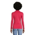 thumbnail image 3 of Lands' End Women's Lightweight Fitted Long Sleeve Turtleneck, 3 of 3