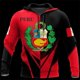 thumbnail image 3 of Sudadera con capucha con estampado 3D del emblema nacional de Perú para hombre, ropa de moda, sudaderas deportivas, ropa de calle informal, jerséis de manga larga, 3 of 5
