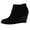 Black, variant on FRSASU Shoes Women Suede Wedges Zipper Solid Color Short Booties Round Toe Shoes Khaki 10.5(43)