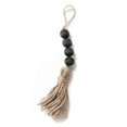 thumbnail image 1 of Wood Bead Garland With Tassels Farmhouse Beads Rustic Country Decorations, 1 of 5