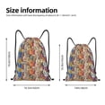 thumbnail image 2 of Bingfone Funny Dogs Family Drawstrings Backpacks Bags for Men Women Gym Drawstrings Bag-Small, 2 of 6