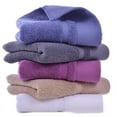 thumbnail image 4 of Xiao Hua Toalla de baño ultra suave, toalla gruesa adecuada para el baño, toallas de algodón puro, toallas de mano, toallas de baño gruesas, verde, 1 pieza, 4 of 5