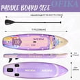 thumbnail image 5 of Waleaf 11‘ Inflatable Stand Up Paddle Board with Premium SUP Paddle Board Accessories & Carry Bag,Paddle,Pump,Leash,Wide Stable Design,Non-Slip Deck,Surf Control for Adults & Youth, 5 of 7