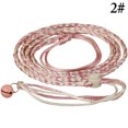 thumbnail image 2 of 4.59ft Small Animal Leash Adjustable Braided Rat Leash Hamster Leash with Bell, 2 of 10