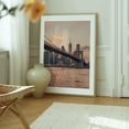 thumbnail image 6 of Sunset from DUMBO 06 - Brooklyn New York Photography Bridge City Cityscape Skyline Architecture Sunset Oak Framed Wall Art Print 11 x 14 inches, 6 of 12