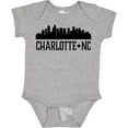 thumbnail image 3 of Inktastic Charlotte North Carolina Skyline Nc City Boys or Girls Baby Bodysuit, 3 of 5