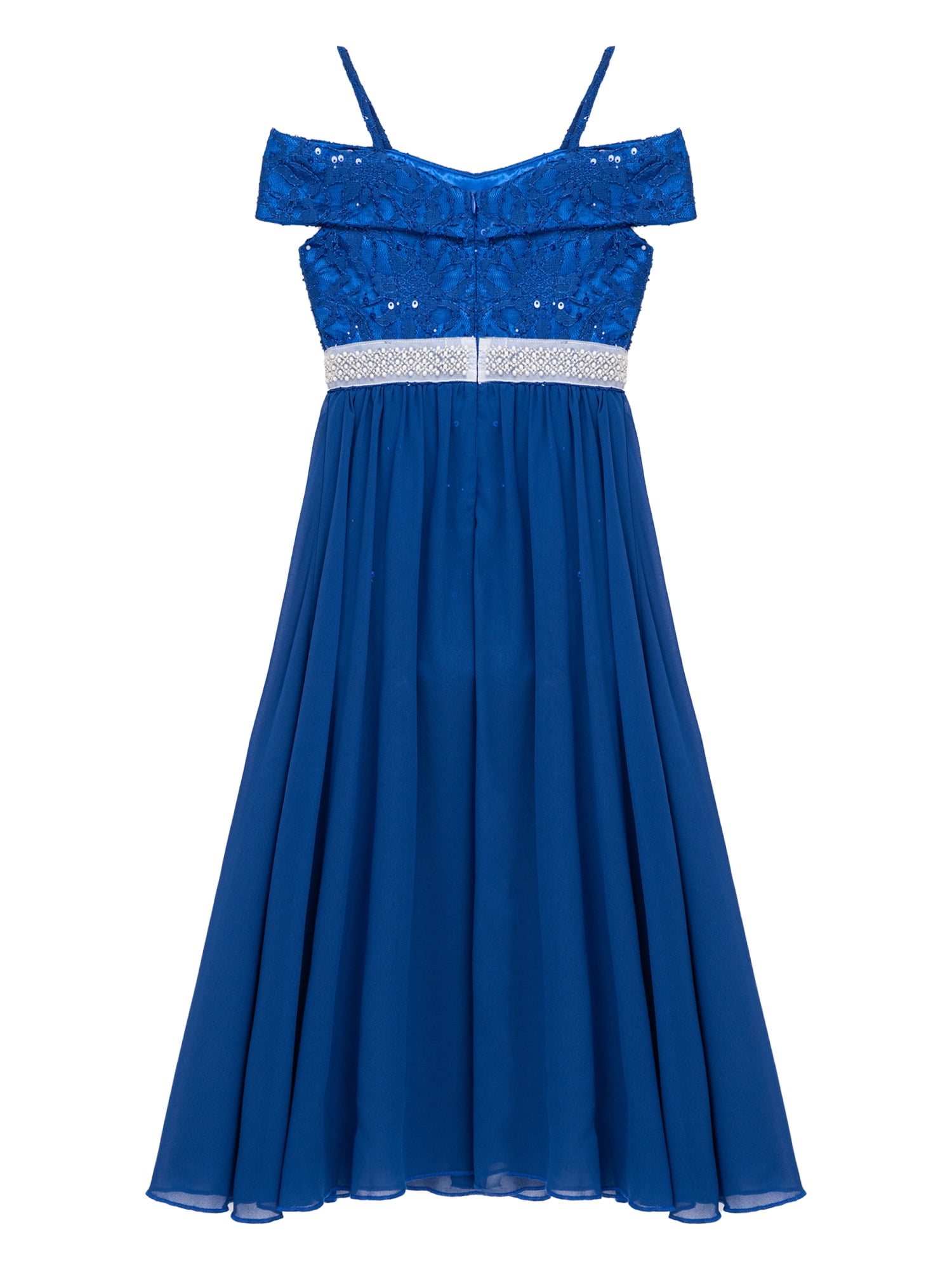 Royal Blue Eyelet Dresses