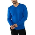 thumbnail image 3 of X RAY JEANS Mens Basic V-Neck Sweater Pullover, Royal Blue, 5XL, 3 of 10