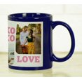 thumbnail image 6 of Printtoo PersonalizedPhotoCollage CoffeeMugTogether Forever Xoxo Love Custom Picture Ceramic CupDishwasher & Microwave Safe- 11 Oz -Blue, 6 of 6