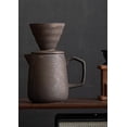 thumbnail image 4 of Cafetière à Verser, Cafetière en Céramique avec 100 Filtres en Papier V60, 16oz/480ml Cafetière à Verser (Or Rétro), 4 of 7