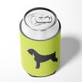 thumbnail image 4 of Carolines Treasures BB3873CC Giant Schnauzer Checkerboard Green Can or Bottle Hugger, 4 of 5