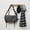Dark Gray, variant on Shoulder Messenger Bag Casual Ins Harajuku,Green Badge