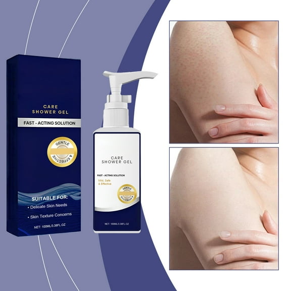 SDJMa Moisturizing Shower Gel with Deep Sea Kelp & Rose, pH Balanced, Sensitive Skin Care, 100ml