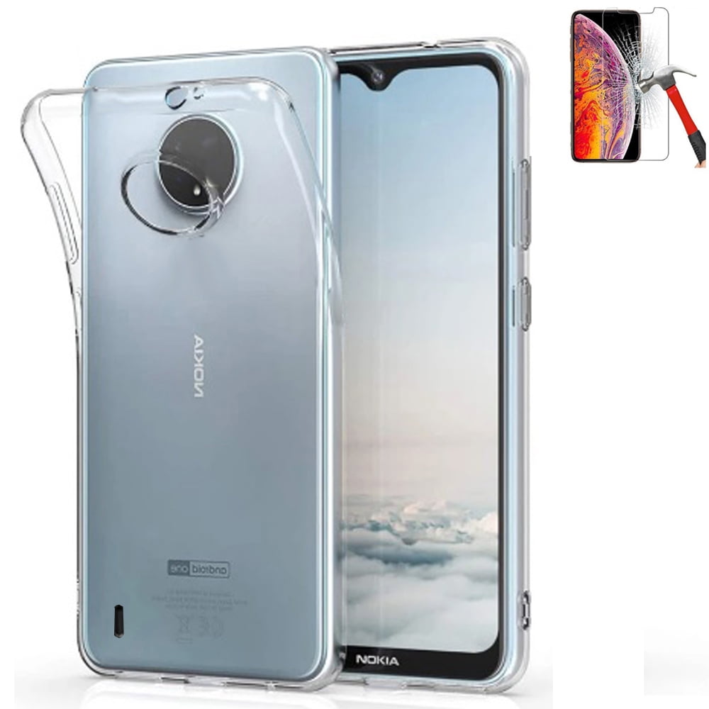 For Nokia C200 Case with Screen Protector (N151DL), Flexible Gel Case