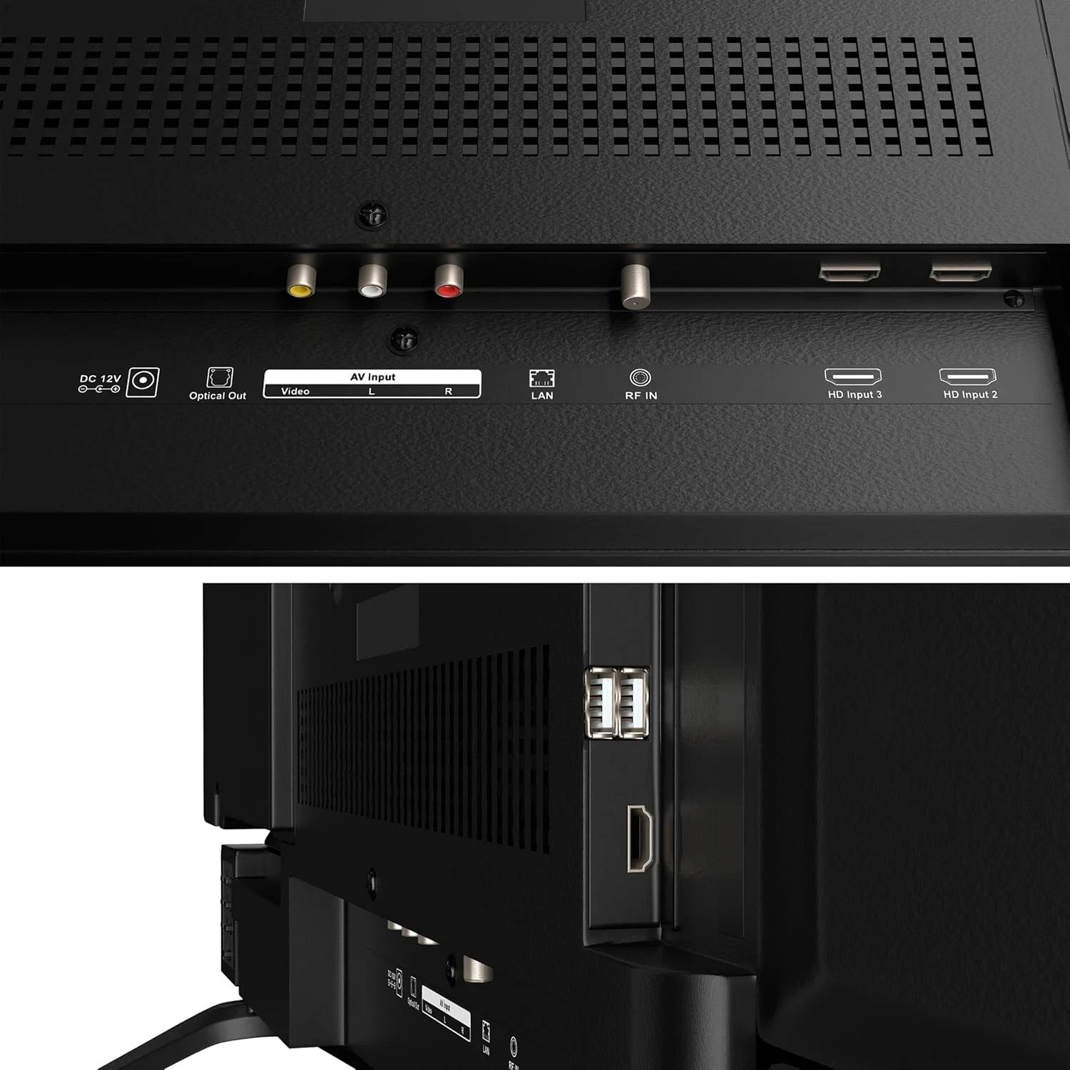 Audiobox TV-2450S 24" Smart LED Full HDTV with Frameless Design, AC/DC Power, HDMI, USB Input, Wall Mountable