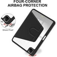 thumbnail image 5 of elitegadget Case for iPad Air 11 Inch 7th/ 6th Generation (2025/2024) - 360 Degree Rotation Protective Stand Clear Back Cover Case (Black), 5 of 5