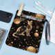 thumbnail image 5 of Funda de libro Planet Book Covers Star Cat Book Sleeve Moon Book Protector para libros de bolsillo Funda de tela lavable con cremallera y bolsillo adicional, 5 of 9