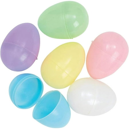 Pastel Empty Easter Eggs (bulk set of 144 plastic eggs) Easter Hunt and Party Supplies
