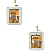 2pcs Decorative Musical Box DIY Hand Crank Music Boxes Clockwork Music Box Party Supply