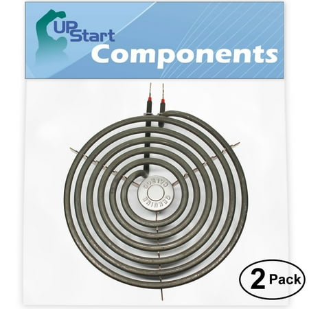 

2-Pack Replacement for General Electric JBP46GV3 8 inch 6 Turns Surface Burner Element - Compatible with General Electric WB30M2 Heating Element for Range Stove & Cooktop