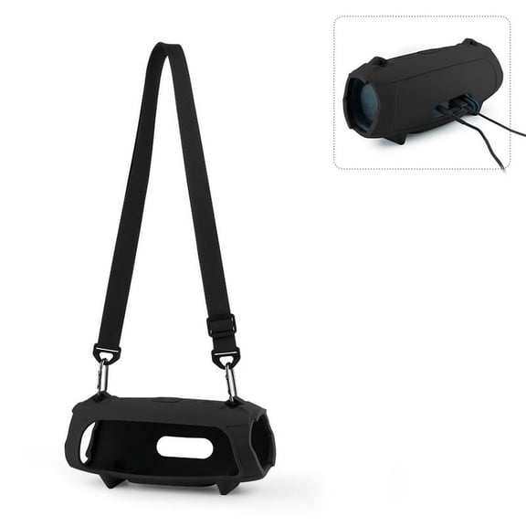 Protective Cover For JBL Charge5/5 wifi Bluetooth Speaker Silicone Protective Case For Charge5/5 Carrying case For outdoor Speaker Sleeves with Shoulder Strap