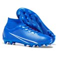 thumbnail image 3 of Zapatillas de fútbol profesionales antideslizantes para hombre y mujer, zapatos de fútbol al aire libre, tacos largos, botas de fútbol TF, botines de entrenamiento, 3 of 5