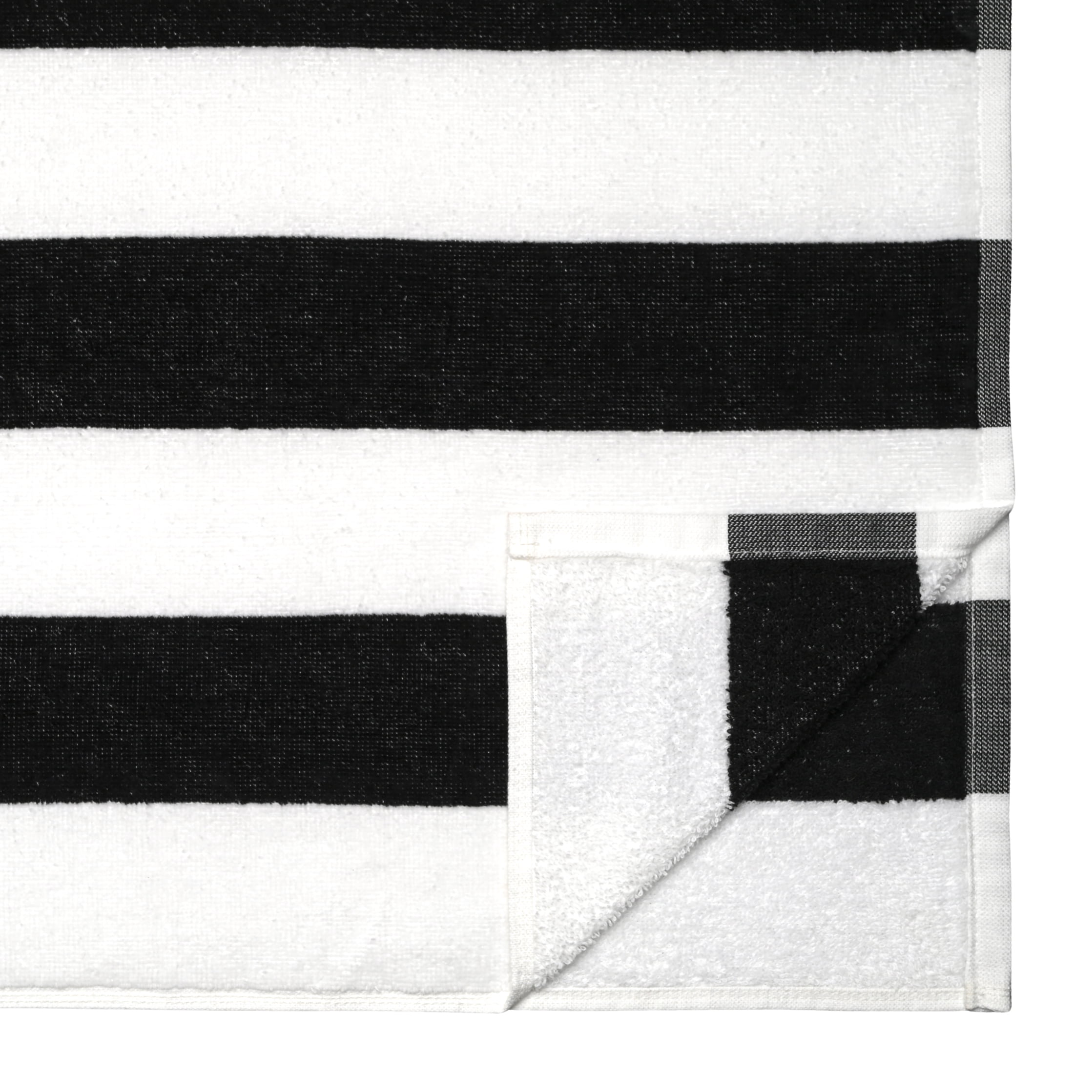 Mainstays Cabana Stripe Cotton Blend Beach Towel, 58 x 28, B