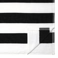 thumbnail image 2 of Mainstays Cabana Stripe Cotton Blend Beach Towel, 58" x 28", Black, 2 of 4