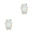 thumbnail image 2 of ZLight Mini Lingettes Douces Mignonnes pour Chat Balle Anti-Stress à Presser Qui Remonte Jouets Amusants Design de Chats Blancs Jouets de Pression Intéressants un Cadeau Sanhuacat 1pcs 2Ensemble, 2 of 6