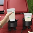 thumbnail image 4 of 2 Pcs Support de Tasse Appuie-Tête Organisateur de Tasse Automobile, 4 of 9