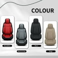 thumbnail image 5 of LAONNVIR Full Set Car Seat Covers,Black Leather Car Seat Protectors,Automotive Interior Cushions Custom Fit for Hyundai Sonata 2007-2025,Beige, 5 of 8