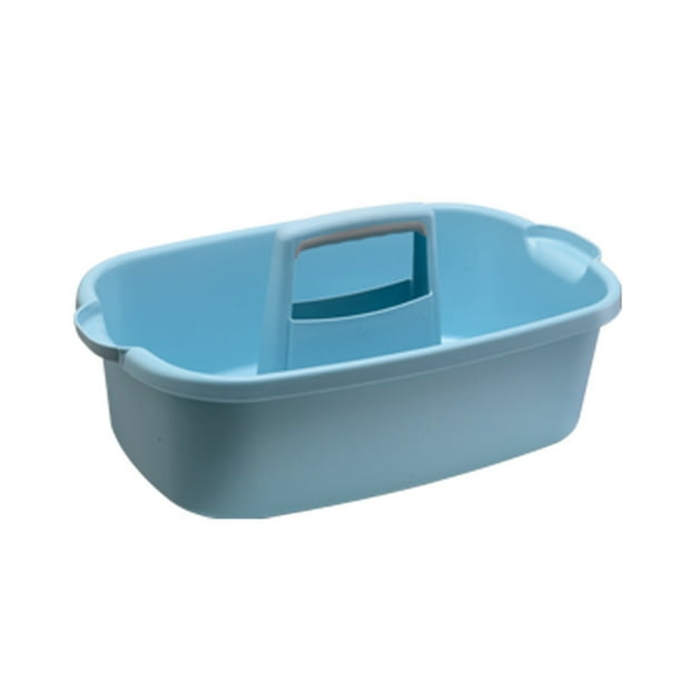 Cesta de almacenamiento Wosthever con asa para ducha organizador de ropa interior color Azul