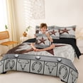 thumbnail image 3 of Feelyou Texas Stars Bedding Comforter Set 7pcs, Southwestern King Bedding Sets, 3 of 7