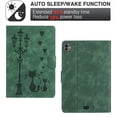 thumbnail image 3 of Allytechgroup for iPad Pro 11 Inch Case 2024 M4 A2836 A2837, Flip PU Leather 11 Inch Tablet Case with Credit Card Slot Kickstand Auto Sleep/Wake Full Body Protective for iPad Pro M4 11" Case, Green, 3 of 10