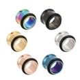 thumbnail image 5 of 1Box 12Pcs 6 Colors 316 Surgical Ear Gauges Flesh Tunnels Plugs Stainless Steel Screw Mixed Color 3/8 inch(10mm) 2pcs/color, 5 of 7