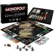 Game of Thrones Monopoly Board Game - Includes Dragon Egg and Iron Throne Token - Up to 6 Players
