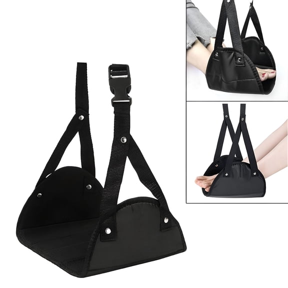 QAYOZ Comfort Foot Heel Hammock Travel Under Desk Leg Rest