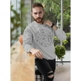 thumbnail image 2 of Astronomer Observes Space Icons Sweatshirt Men -Image by Shutterstock, Male Small, 2 of 4