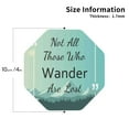 thumbnail image 3 of Disketp Not All Those Who Wander Are Lost1 Funny Coasters,6 Pcs Leather Coasters With Holder, Perfect Housewarming Hostess Gifts,Protect Furniture From Water Marks Scratch And Damage, 3 of 9