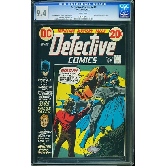 Detective Comics #430 - CGC 9.4 Comic Book