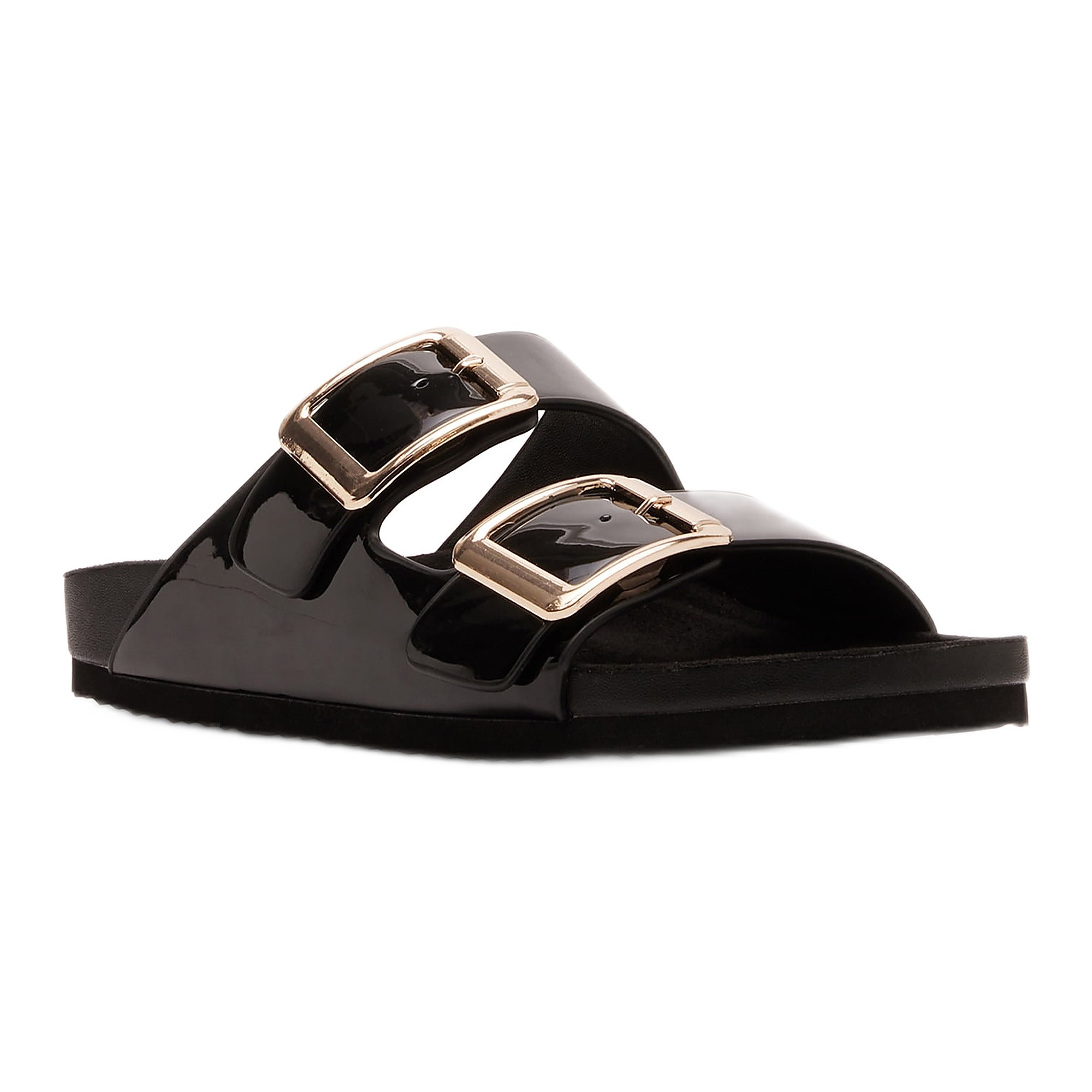 Madden Girl Women's Bodie Two Strap Footbed Sandals photo 1