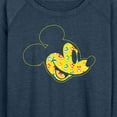 thumbnail image 3 of Mickey & Friends - Mickey Face Fill - Women's Lightweight French Terry Long Sleeve Shirt, 3 of 5
