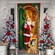 thumbnail image 5 of CREATITOY 35x71 Inches Christmas Door Cover with Santa Claus Design - Festive Decorative Door Curtain for Home EntrywayFront Door Holiday Seasonal Display, 5 of 6