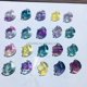 thumbnail image 3 of Venta al por mayor de cristal Natural Mini Yoda Hulk Bucky Garfield Darth Vader King Kong gorila arcoíris fluorita tallas de cristal 2cm, 3 of 4