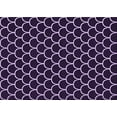 thumbnail image 1 of Ahgly Company Machine Washable Indoor Rectangle Transitional Deep Purple Area Rugs, 2' x 4', 1 of 7
