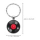 thumbnail image 2 of unbranded 10Ud Llavero Retro Con Charms Disco Para Decorar, 2 of 8