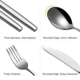 thumbnail image 4 of Durable Stainless Steel Silverware Set – 30-Piece Flatware Set, 3-Pack – Dishwasher Safe Cutlery – Complete Tableware Utensil Set for Kitchen – System Default Color, 4 of 8